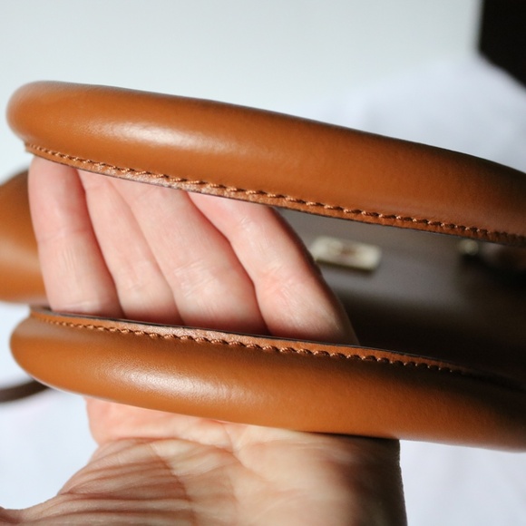 KATE SPADE New Bond Street Flo Tan Caramel Leather Satchel Shoulder Bag Purse - Picture 13 of 14